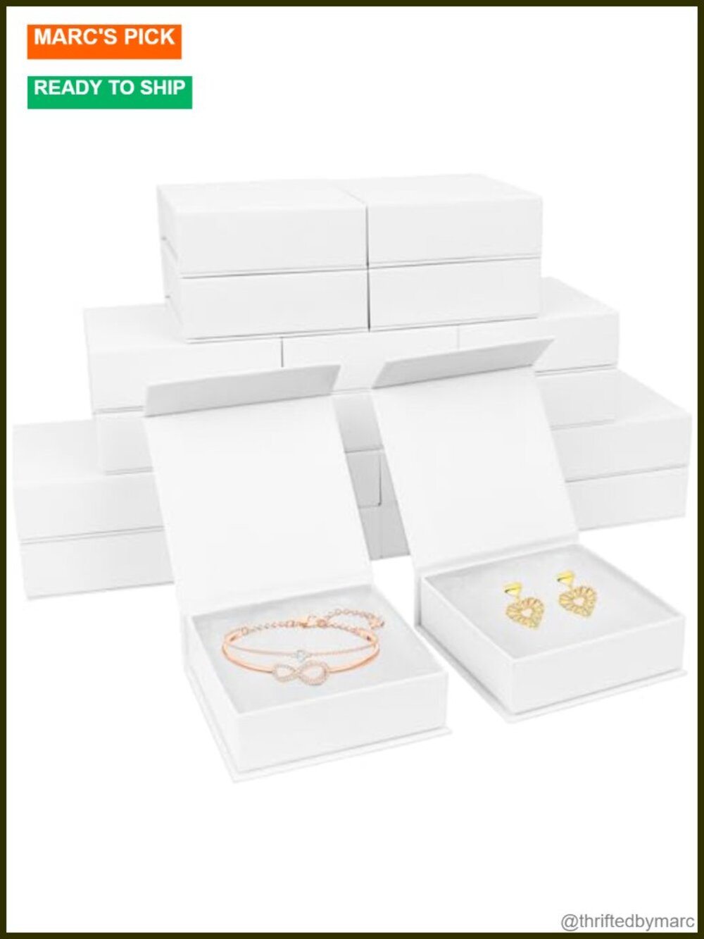 Jewelry Gift Boxes 20 Pack 3.5x3.5x1.18 inch Small Necklace Bracelet Earring